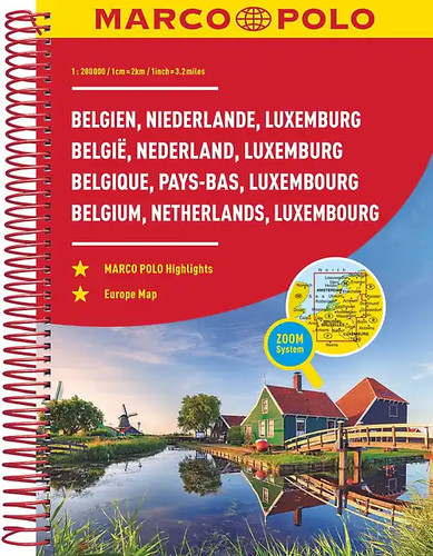 Marco polo reiseatlas benelux - polo,