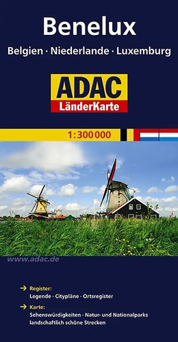 Adac länderkarte benelux - adac,