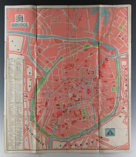 Stadtplan brugge belgien - -,