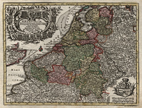 Benelux original kupferstich - benelux,