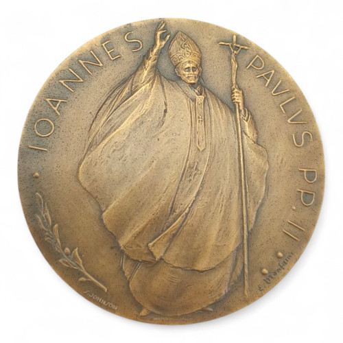 Bronzemedaille johannes paul - bronzemedaille,