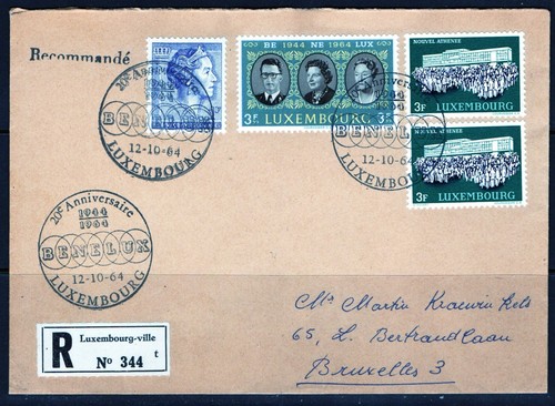 Luxemburg 1964 650 - +, 583